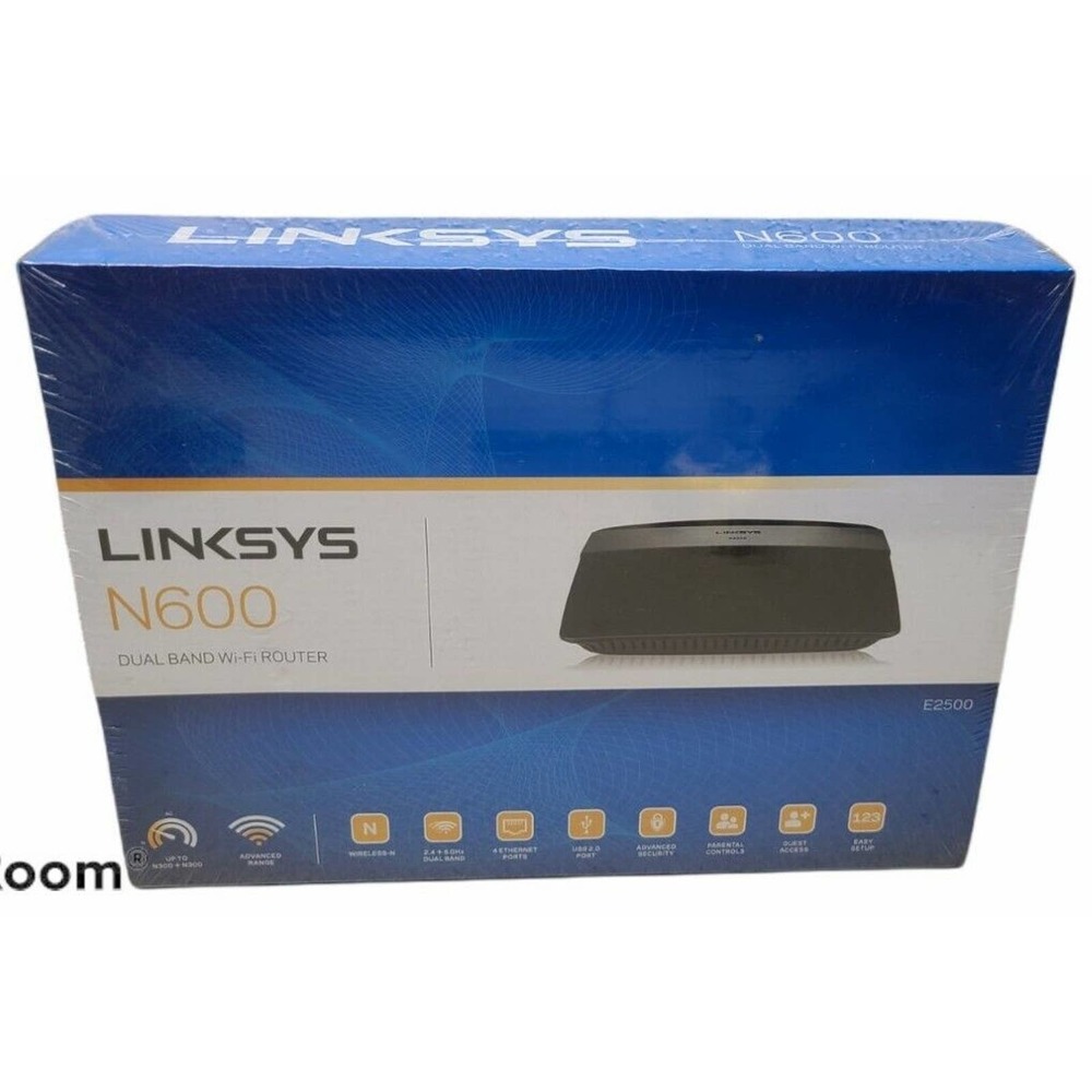 New Linksys N600 Wi-Fi Wireless Dual-Band Router Smart Enabled